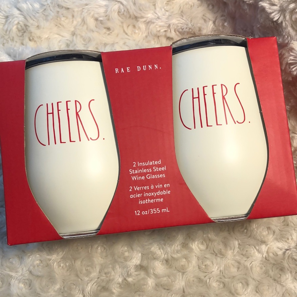 Rae Dunn Wine Glasses